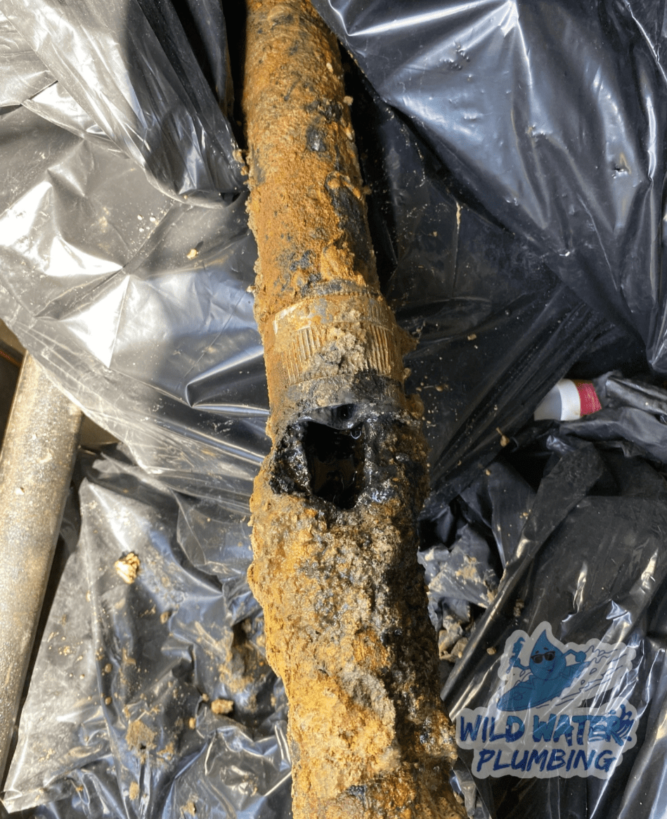 rusty sewer line rusty sewer line