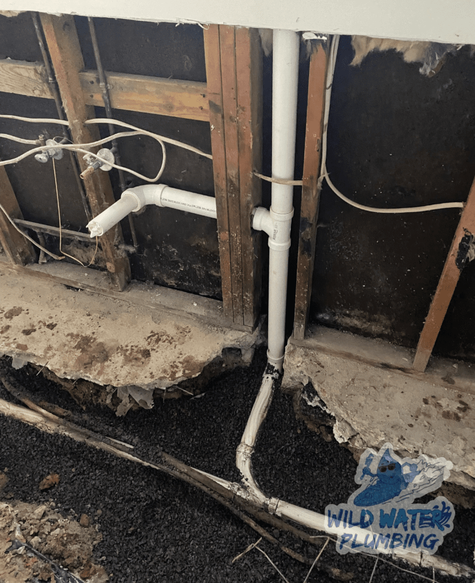 water drain to sewer 1