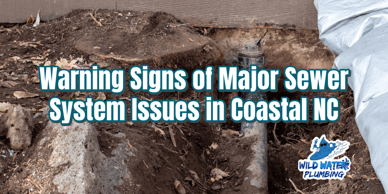 Warning Signs of Major Sewer System Issues in Coastal NC