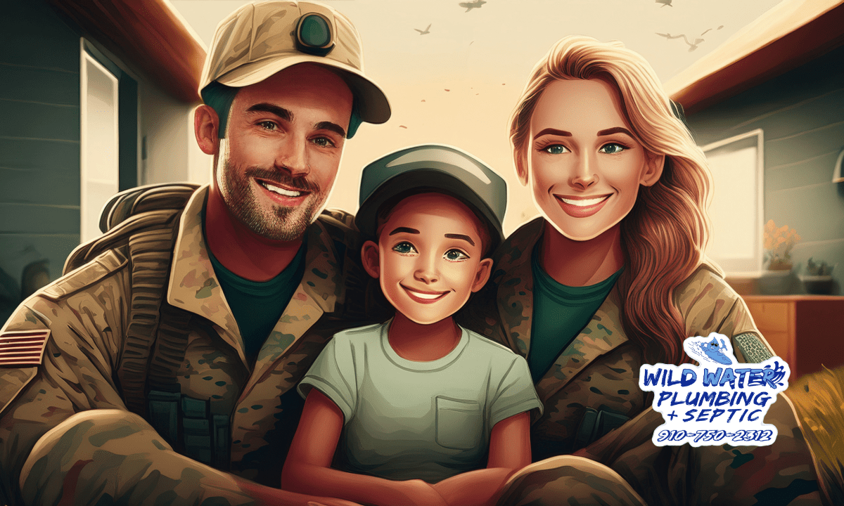 military family septic problems Jacksonville NC