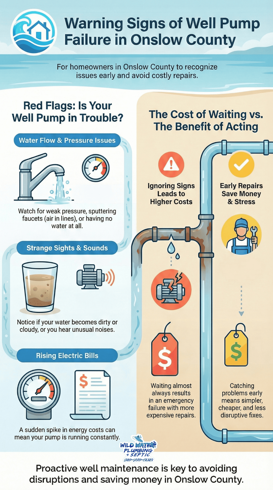 Common Well Pump and System Issues in Onslow County NC Common Well Pump and System Issues in Onslow County NC